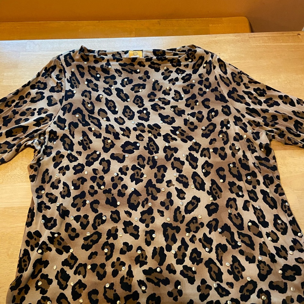 Cheetah print shirt